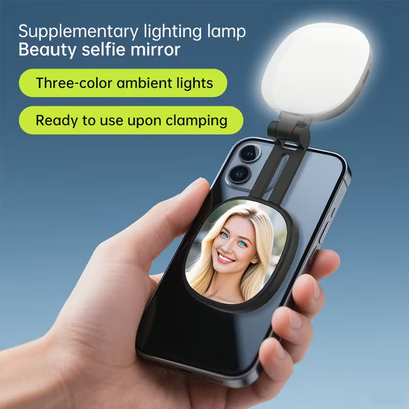 1pc Multifunctional Folding Selfie Mirror