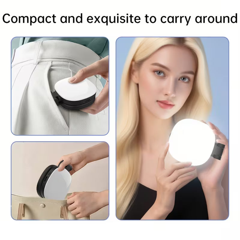 1pc Multifunctional Folding Selfie Mirror