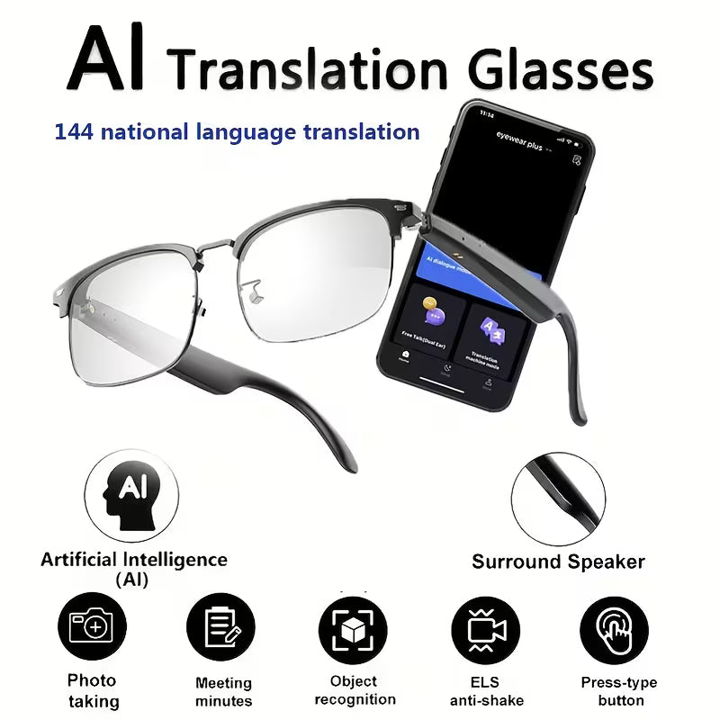 2025 Wireless AI Smart Glasses