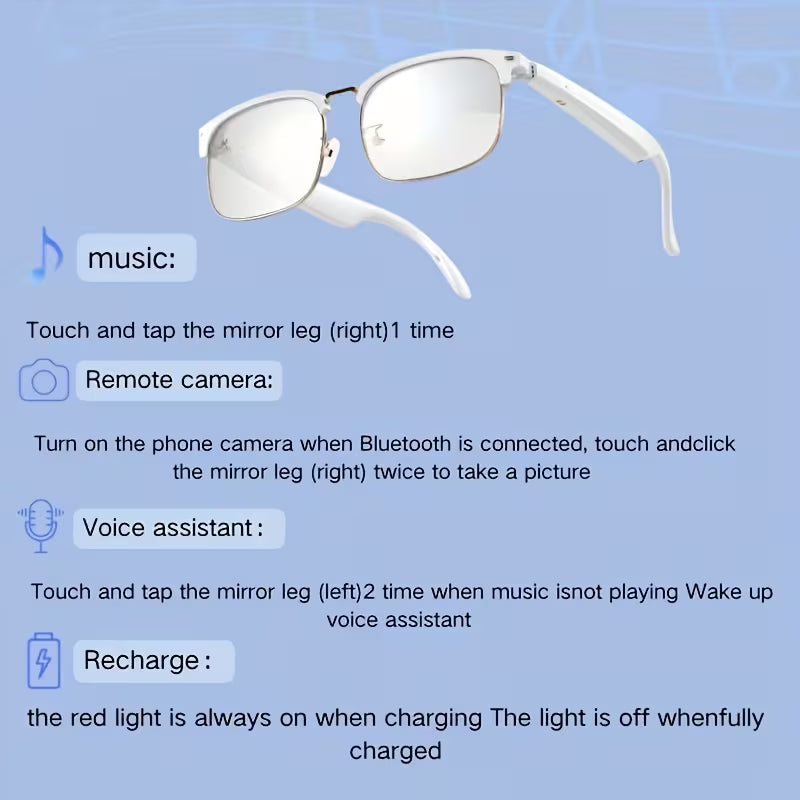 2025 Wireless AI Smart Glasses