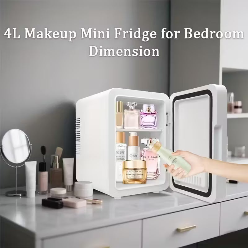 4L Car Refrigerator ; Mini Fridge Dual-Purpose