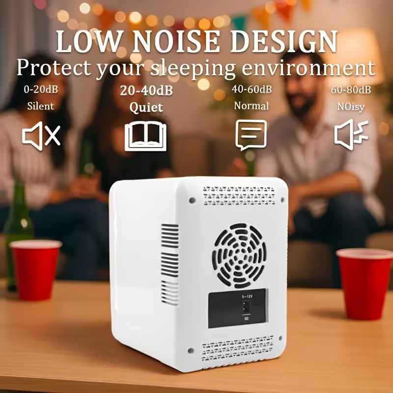 4L Car Refrigerator ; Mini Fridge Dual-Purpose